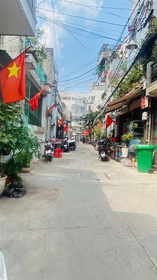 Nhà lâu năm, 1/sẹc, 2 mặt hẻm  trần văn đang  56m2, 2tầng  5.7tỷ