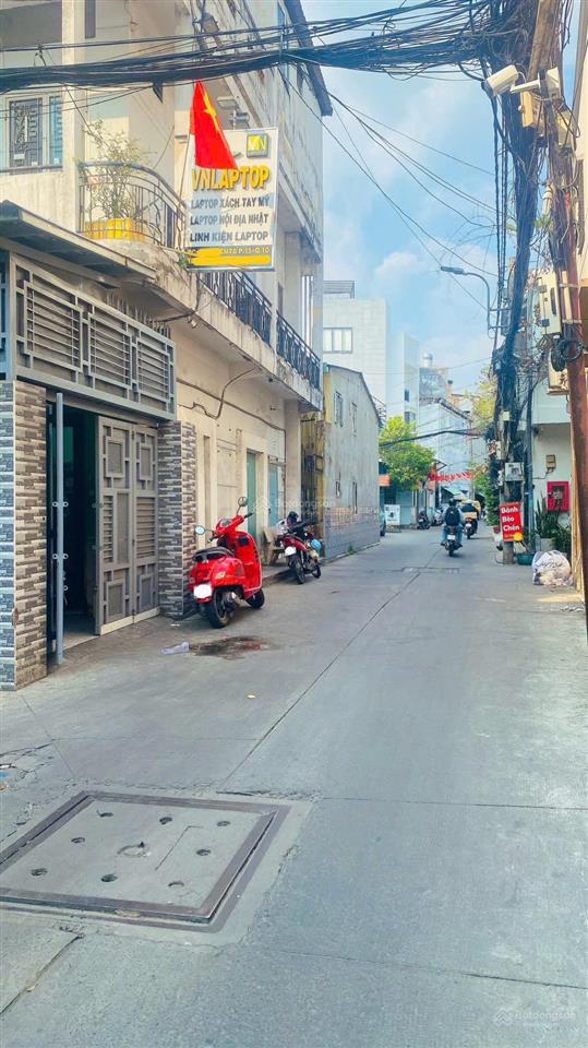 Ch tầng trệt, hẻm xh 6m, nở hậu  cách mạng tháng 8  4/7x13m (53m2)  3.9 tỷ