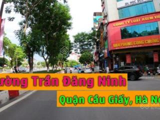 Bán nhà mặt đường trần đăng ninh cầu giấy  mặt phố kinh doanh, vỉa hè rộng