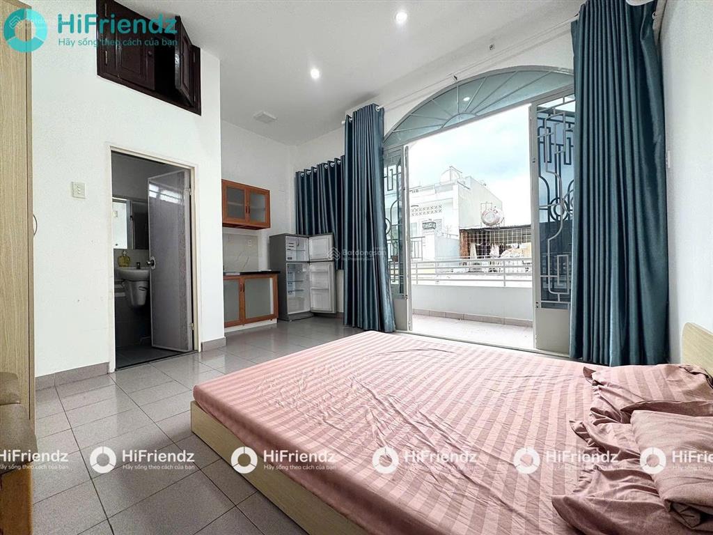 Trống sẵn studio ban công 35m2 full nội thất giá tốt gần chợ bàn cờ quận 3  ueh  vx dân chủ