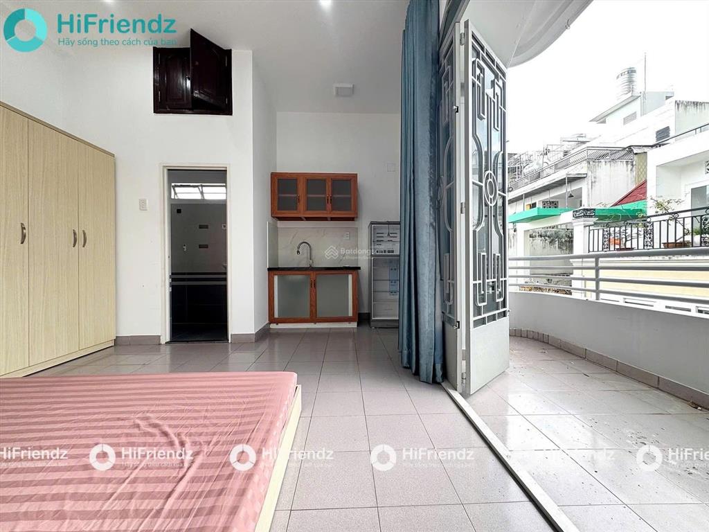 Trống sẵn studio ban công 35m2 full nội thất giá tốt gần chợ bàn cờ quận 3  ueh  vx dân chủ