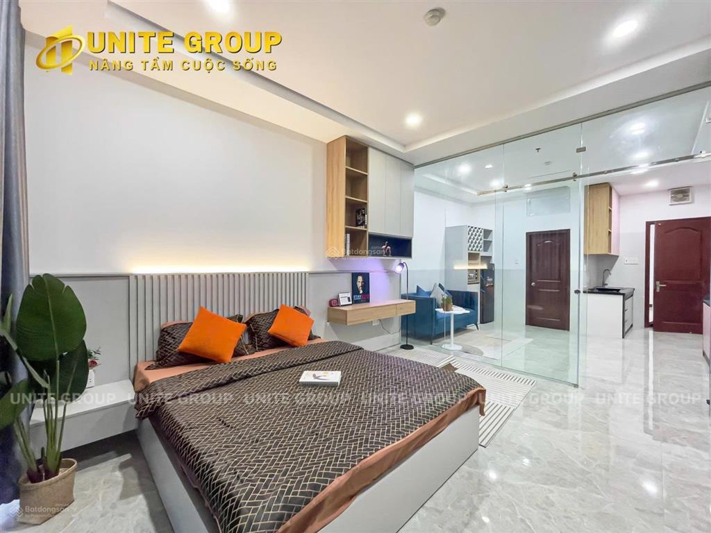 Cho thuê căn hộ 1pn giá rẻ có ban công view đẹp quận 7  gần crescent mall, quận 1, quận 4