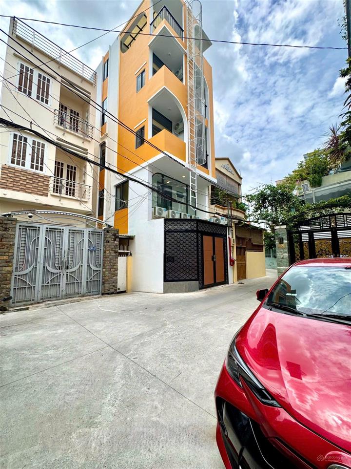 Tân bình  huỳnh văn nghệ  chdv có thang máy, 90m2  6 tầng, 15 phòng full nội thất