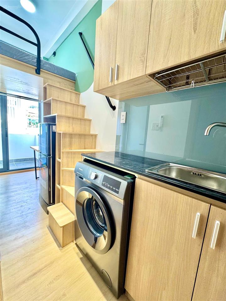 Tân bình  huỳnh văn nghệ  chdv có thang máy, 90m2  6 tầng, 15 phòng full nội thất