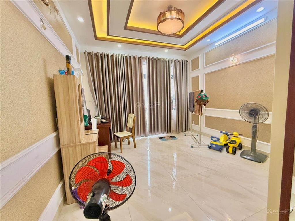 Gò vấp hxh xe tải thông  nhà mới 75m2 x 5 tầng phạm văn chiêu 7tỷ9