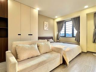 Cho thuê căn hộ studio 40m2 cửa sổ thoáng, full nội thất, thang máy gần cầu ông lãnh quận 1