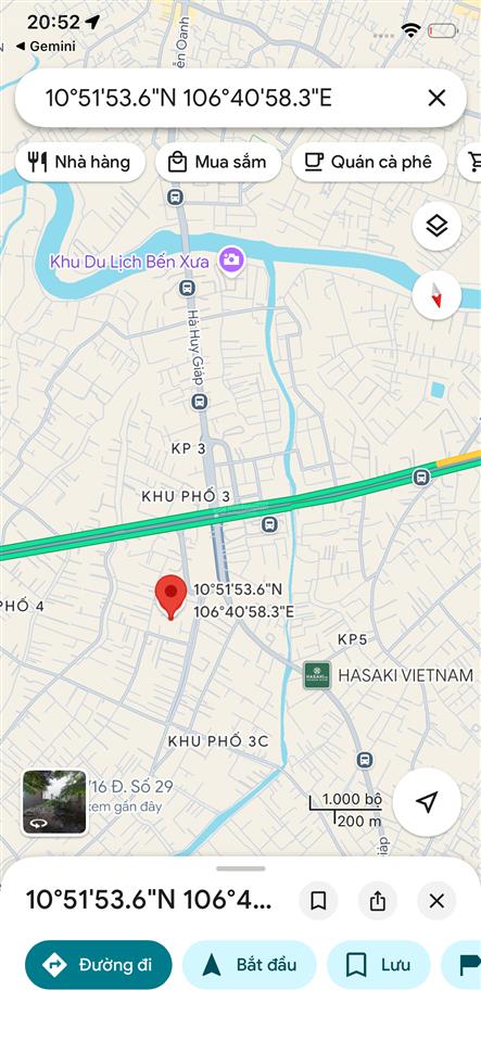Đất  khu phân lô  shr  hxh  hà huy giáp  ngã tư ga quận 12  65m2  4x16.3m  3tỷ9