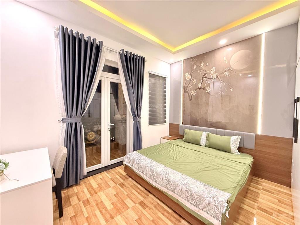 Bán nhà 4 tầng mới đẹp hẻm ô tô thông thạnh xuân quận 12, 60m2, full nội thất, giá chỉ 5,6 tỷ