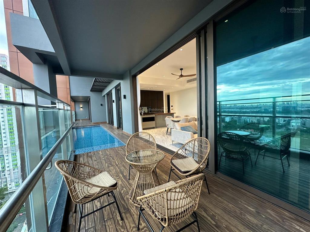 Tổng hợp căn hộ garden villa 220m2  pool villa 325m2  penthouse 570m2 view sông sg tháng 8/2026