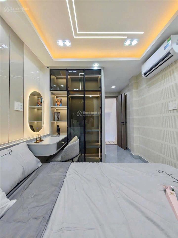 Xuất cảnh bán nhà hẻm rộng 6m phạm phú thứ, 48 m2, 4 tầng, 5 phòng, sân thượng, gần chợ bình tiên