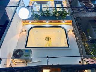 Xuất cảnh bán nhà hẻm rộng 6m phạm phú thứ, 48 m2, 4 tầng, 5 phòng, sân thượng, gần chợ bình tiên