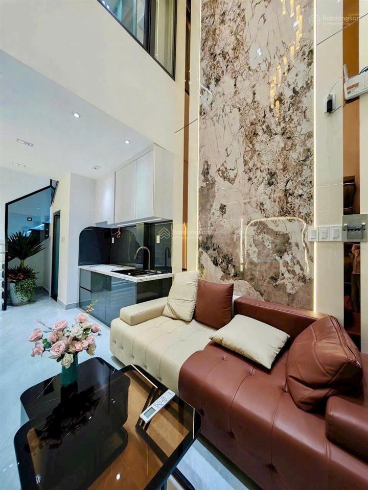 Xuất cảnh bán nhà hẻm rộng 6m phạm phú thứ, 48 m2, 4 tầng, 5 phòng, sân thượng, gần chợ bình tiên