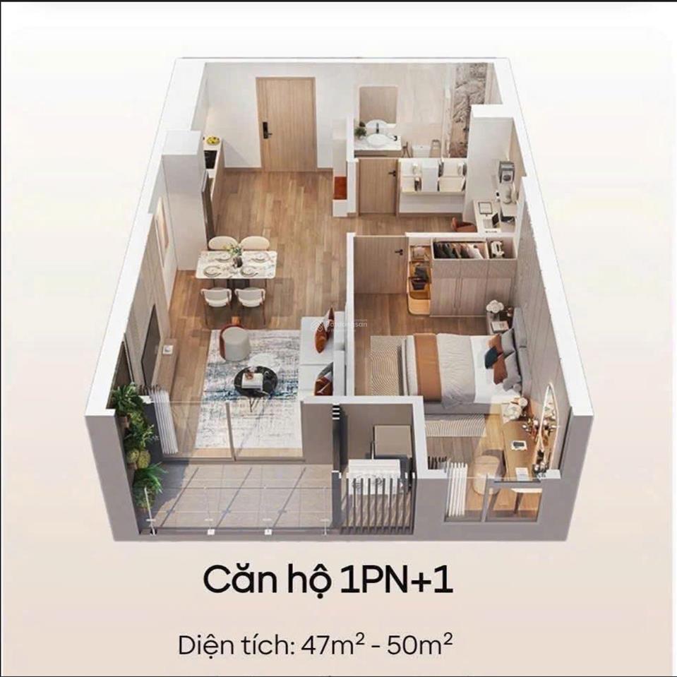 Duy nhất 1 căn 1pn + 1 55m2 view sông, view ocean park 2, view pháo hoa giá 2,7 tỷ