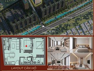 Duy nhất căn 2pn + 1wc diện tích 56,3m2 tầng 15, giá 3 tỷ tại sunshine legen city kí hdmb cdt