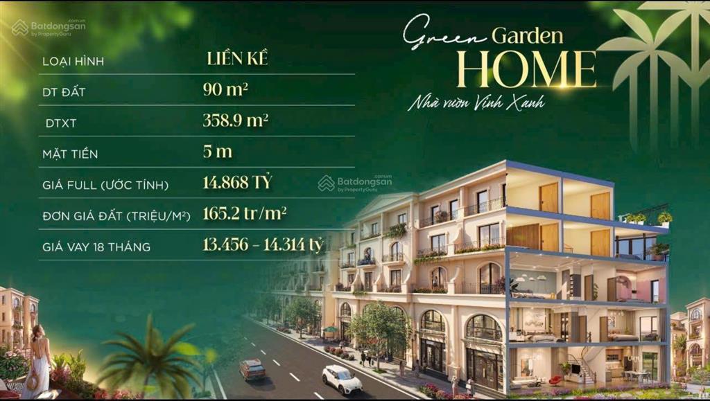 Chủ nhà cần bán liền kề vịnh xanh 90m2 xây 5 tầng giá 9,5 tỷ rẻ hơn 2 tỷ so với giá gốc cdt
