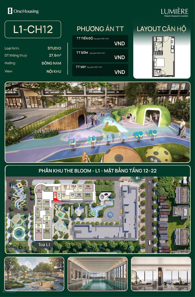 Sở hữu studio giá rẻ tại cao xà lá
