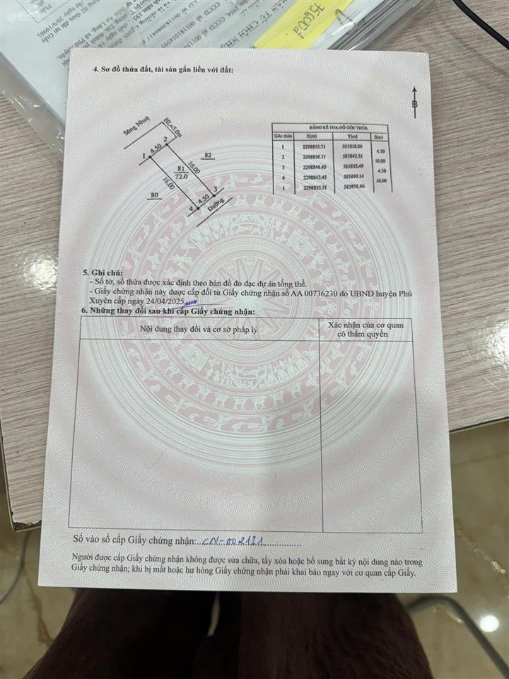 Chính chủ bán đất trình viên, phượng dực, phú xuyên (đường 429).  0988 781 ***