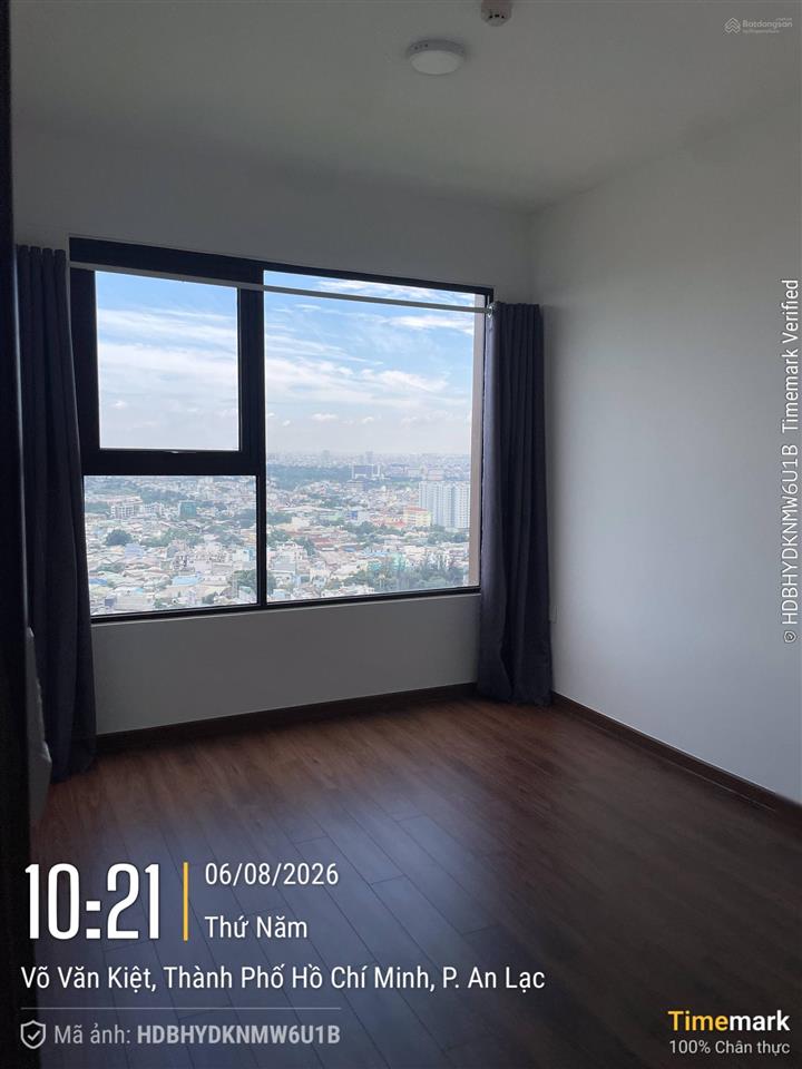 Cho thuê căn hộ akari city 2 phòng ngủ 2 nhà vệ sinh, dt 81m2 có máy lạnh, tl rèm giàn phơi