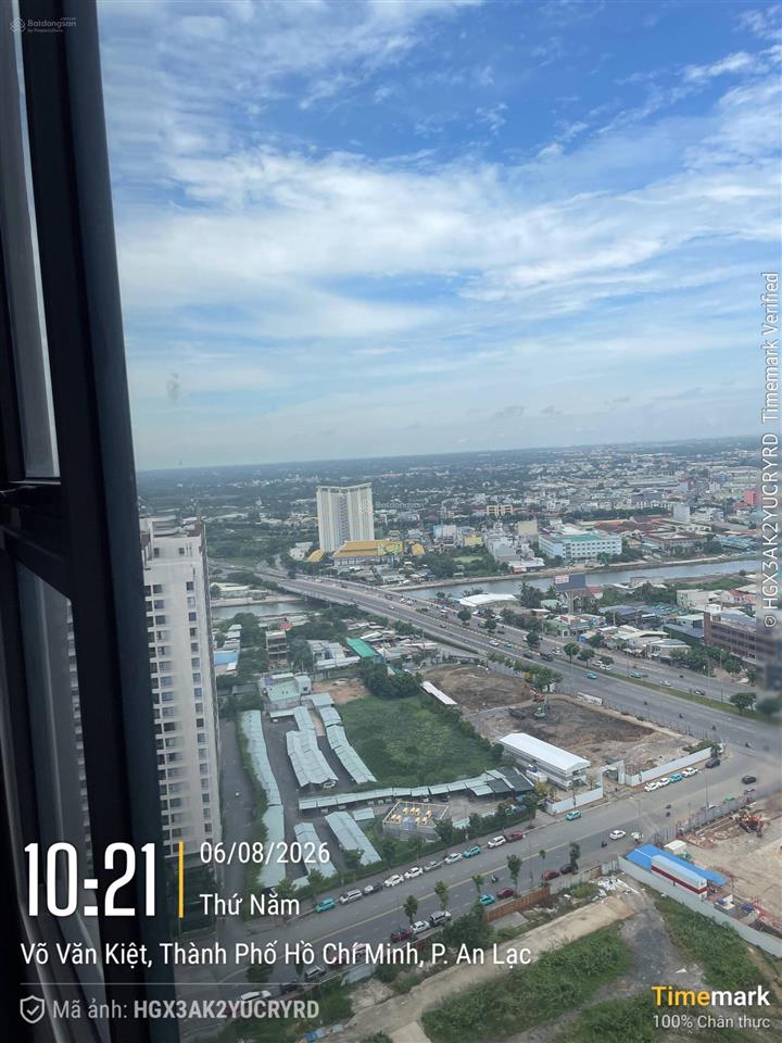 Cho thuê căn hộ akari city 2 phòng ngủ 2 nhà vệ sinh, dt 81m2 có máy lạnh, tl rèm giàn phơi