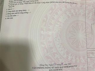 Bán đất tại xã vĩnh thanh, nhơn trạch, đồng nai, 2,5 triệu / m2, 1462.3 m2 có tl