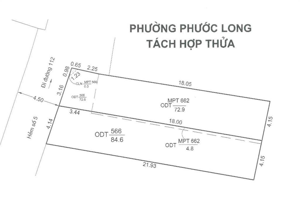 Chủ gửi hẻm 5 đường 112 tây hòa phuoc long a giá 6.5ty lô hẻm 5m tuần sau có sổ
