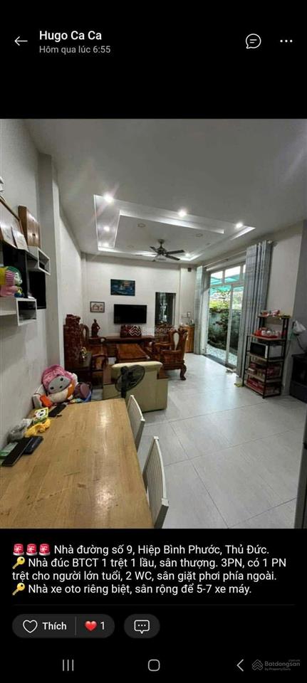 Chủ gửi bán nhà hbp. hẻm xe hơi né nhau dt 93m2. ngang 12 đường 9hbp
hướng bắc giá7,5ty