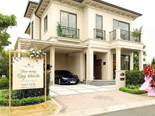 38triệu/m2. biệt thự 4 mặt sân vườn 300m2 1 trệt 1 lầu. khu đô thị nhật waterpoint cách q7 35 phút