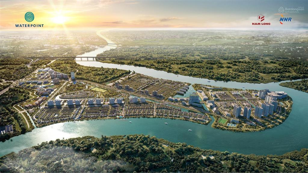 Biệt thự đảo 4 mặt sân vườn the pearl kđt waterpoint 256m2 1 trệt 2 lầu. chỉ 5 tỷ đến khi nhận nhà