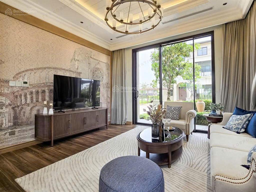 12,9 tỷ biệt thự 4 mặt sân vườn 256m² 1 trệt 2 lầu. khu đô thị nhật waterpoint cách q7 35 phút