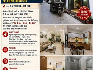 5,6 tỷ  nhà phố minh khai 30m x 4 tầng, mặt tiền rộng  ngõ nông thông  ba gác đỗ cửa