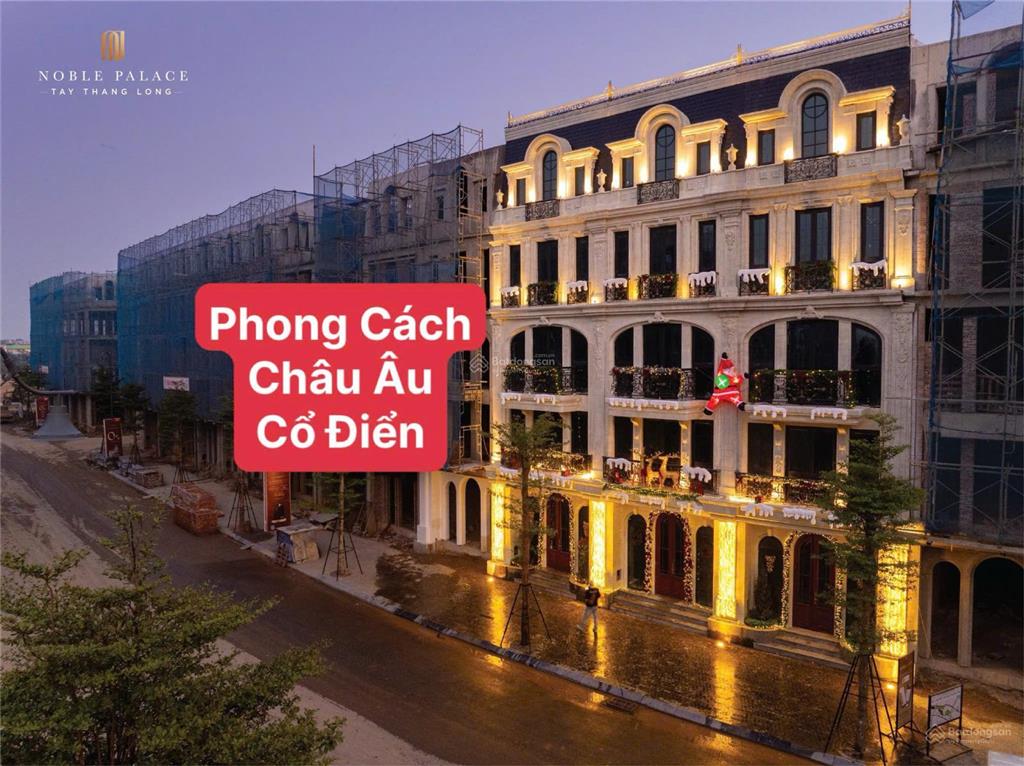 Shophouse 17tỷ  75m2, đối diện trường quốc tế, cạnh công viên 8,3ha noble palace tây thăng long
