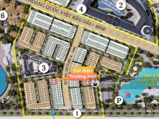 Vốn 5.4 tỷ duy nhất 01 căn đối diện trường quốc tế,cạnh công viên 8,3ha noble palace tây thăng long
