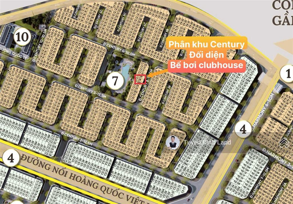Shophouse phân khu century noble palace tây thăng long 75m2  giá từ 15 tỷ . cạnh bể bơi 2 mặt tiền