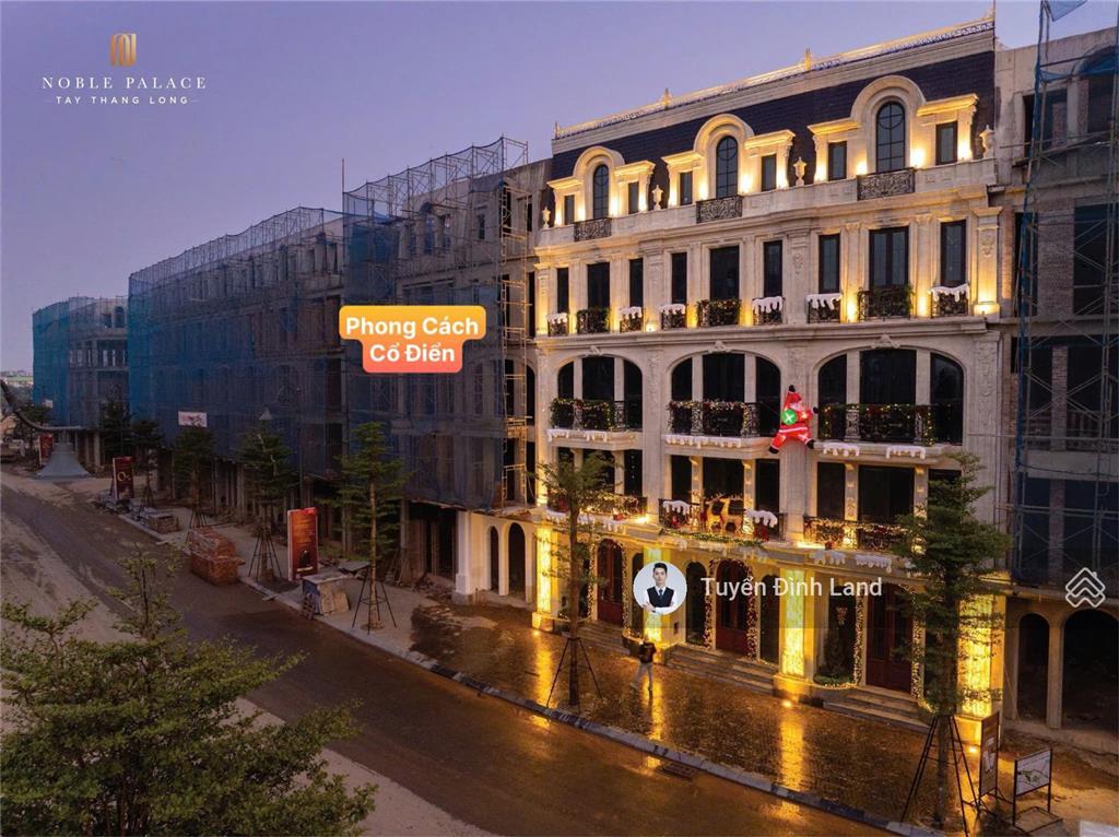 Căn shophouse 50m2 đối diện bv quốc tế phân khu hamory tại noble palace tây thăng long giá từ 10tỷ