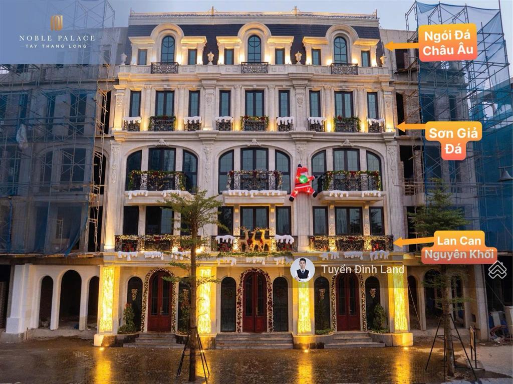Căn shophouse 50m2 đối diện bv quốc tế phân khu hamory tại noble palace tây thăng long giá từ 10tỷ