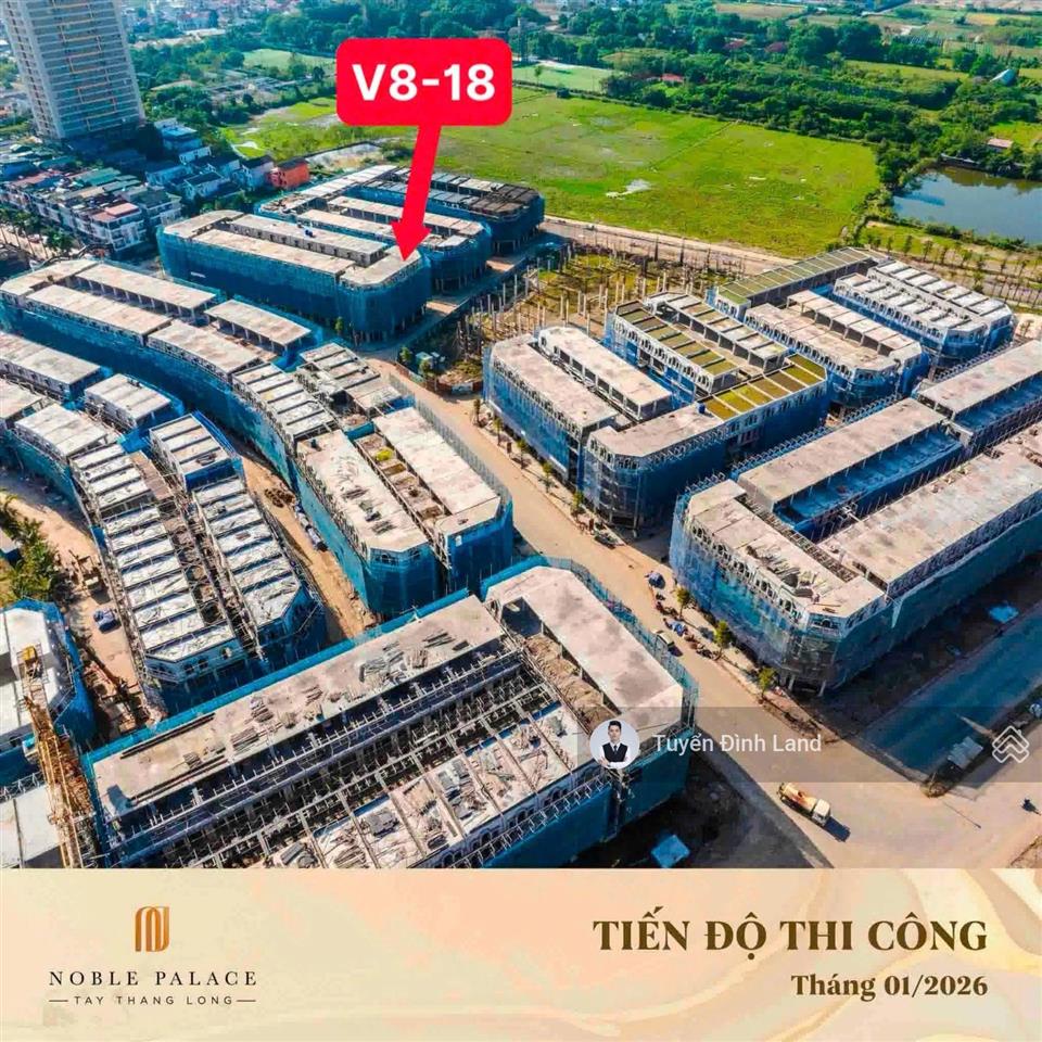 Shophouse 5 tầng đối diện trường học quốc tế, cạnh công viên. giá 17 tỷ noble palace tây thăng long
