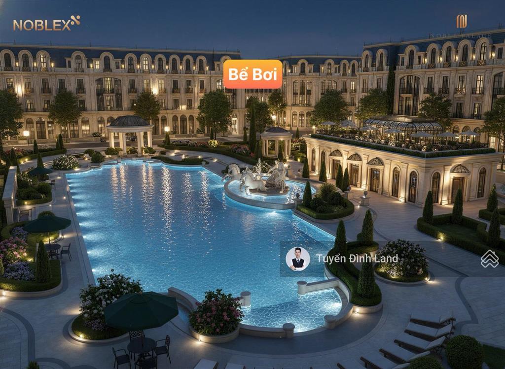 Shophouse 16tỷ đối diện bể bơi, clubhouse nằm trên trục đường 40m noble palace tây thăng long