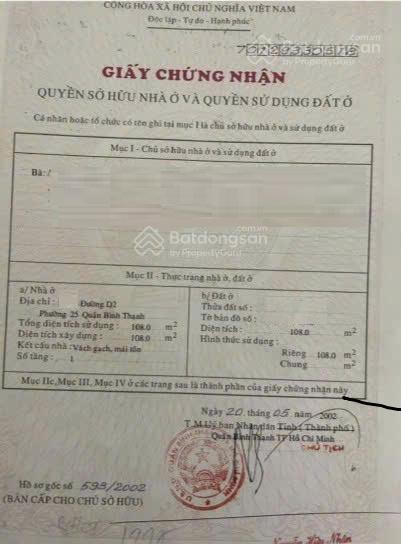 Bán nhà 4 tầng, hẻm xe hơi, nguyễn gia trí, p25, bình thạnh.dt6x18, giá23,5 tỷ