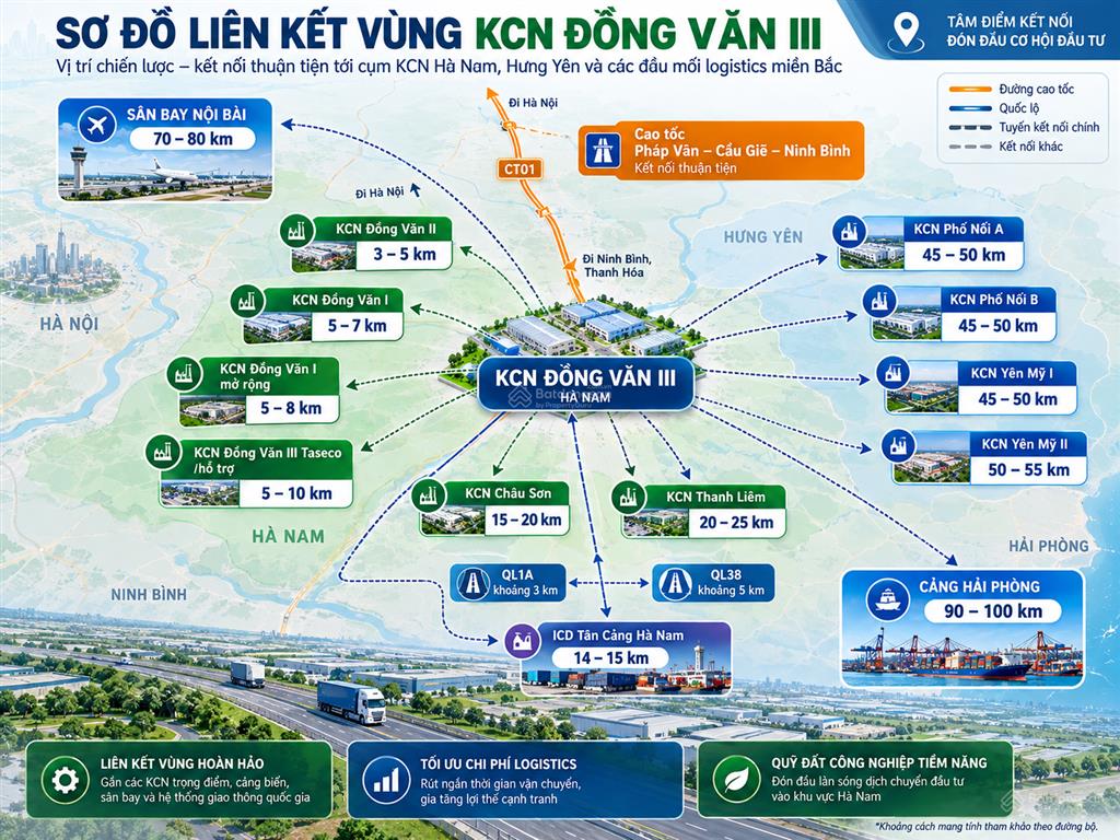 Bán 8.300 m2 đất tmdv tại lõi kcn đồng văn iii  phù hợp xây khách sạn, căn hộ dịch vụ, 10tr/m2
