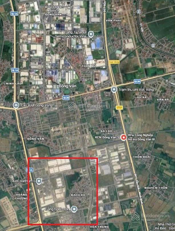 Bán 8.300 m2 đất tmdv tại lõi kcn đồng văn iii  phù hợp xây khách sạn, căn hộ dịch vụ, 10tr/m2