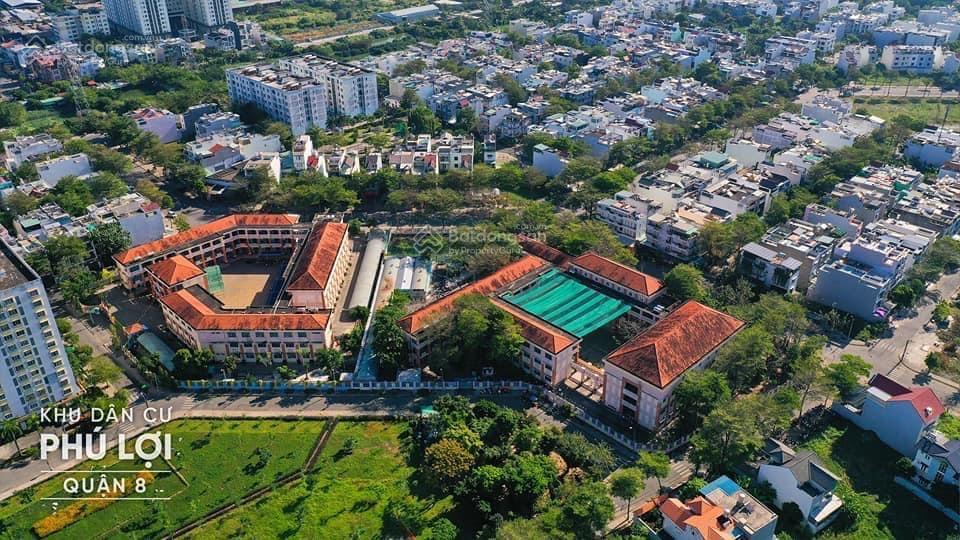 Chính chủ bán nhanh nền đất 2 mặt tiền khu dân cư phú lợi, p7, q8, hcm  giá 6ty1