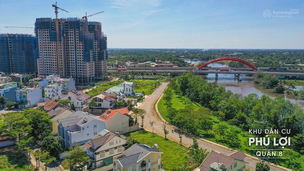 Chính chủ bán nhanh nền đất 2 mặt tiền khu dân cư phú lợi, p7, q8, hcm  giá 6ty1