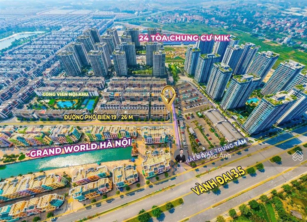 Siêu hiếm! liền kề phố biển ocp3, đối diện 30 tòa cc, 2 mặt tiền đường 20m, dt 100m2x5tx10m, 17 tỷ