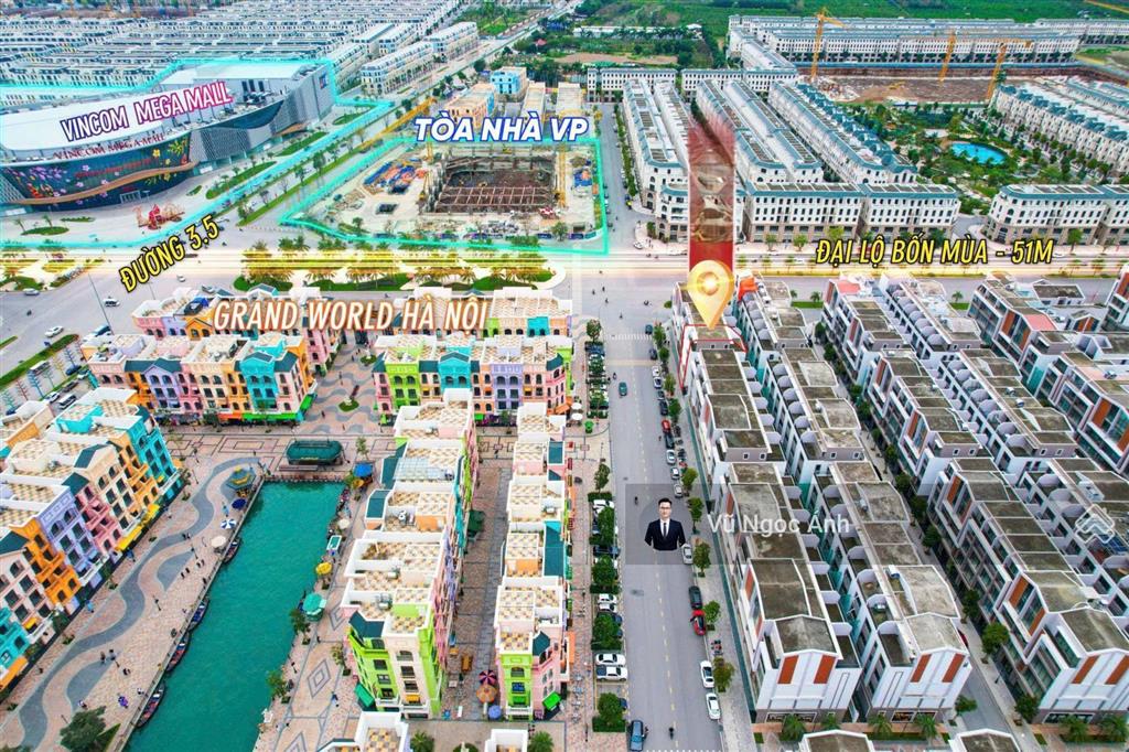 Siêu đắc địa! liền kề vtđ8 ocp3 đường 26m đối diện venice, dt144m2x5tx9m k.doanh đỉnh, vay 6%/năm