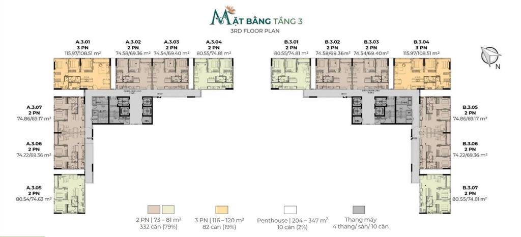 Chính chủ bán gấp căn 2pn  2wc giá tốt thị trường
