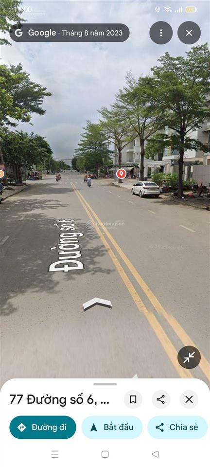 Đất mặt tiền đường số 6 kdc bình chiểu 2  215m2