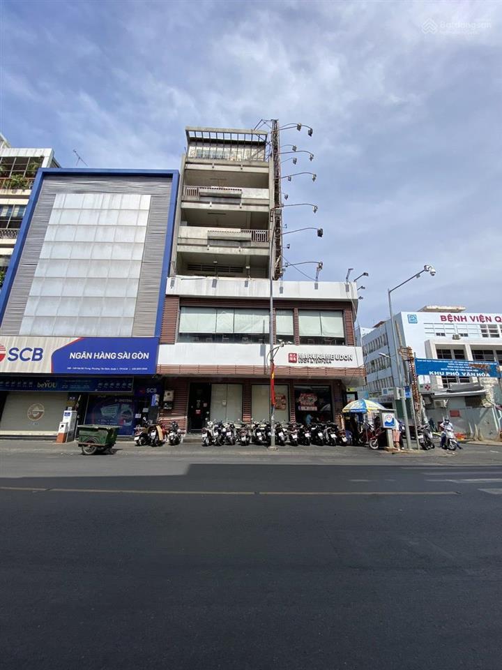 95 tỷ  mặt tiền hai ba trung  11x25m / cn 255.2m2  4 tầng / thu nhập 140 triệu / tháng