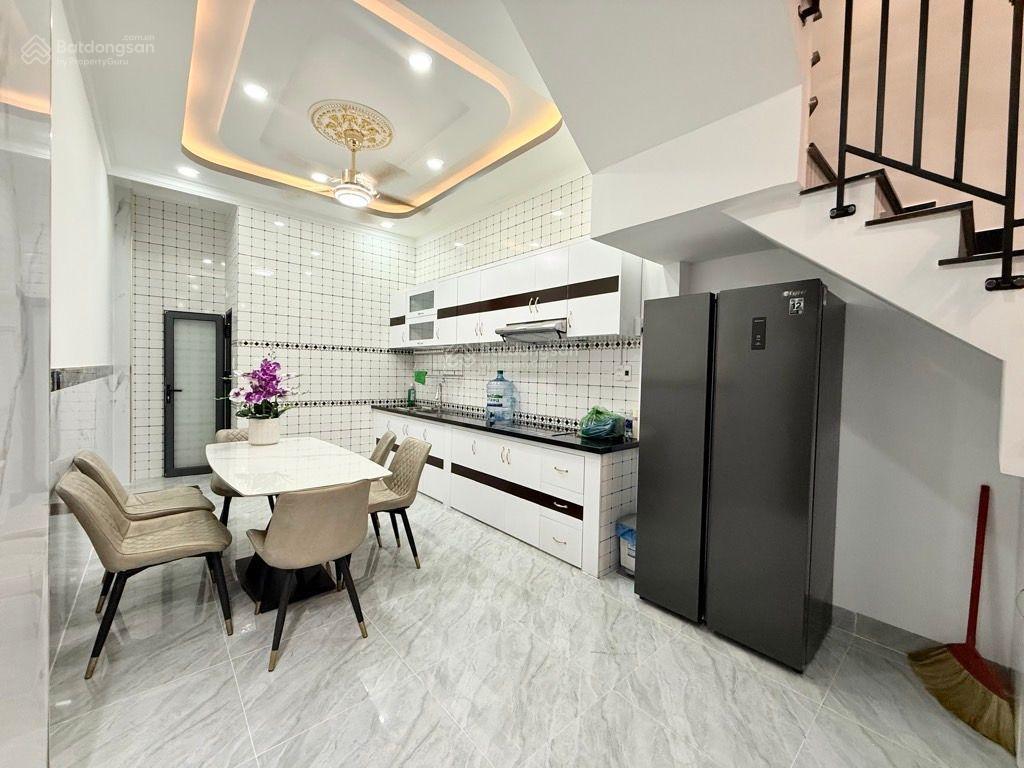 Bán nhà xây mới khu đồng bộ cao tầng  hẻm xe hơi né nhau