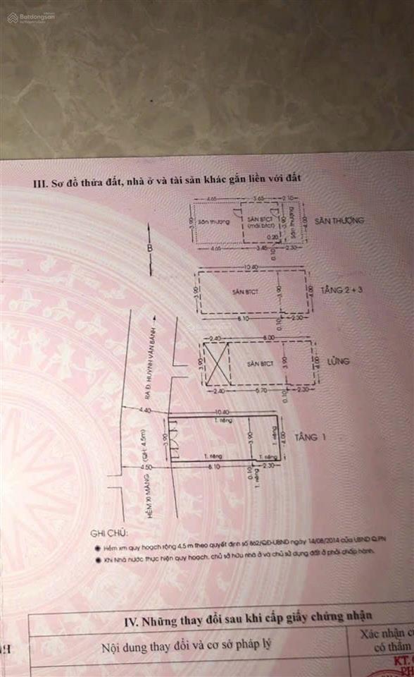 Bán nhà sát mặt tiền, xe hơi ngủ trong nhà, huỳnh văn bánh, phú nhuận