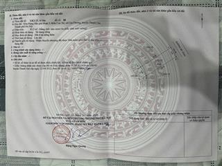 83,5m2 đất đg rặng sắn, cao xá, cao dương, giá đầu tư chỉ (6xtr/m2) diện tích 83,5m2, mặt tiền 5m